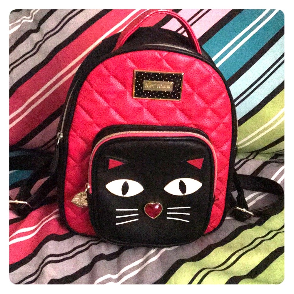 🎀Betsey Johnson🎀 cat mini backpack 🐱